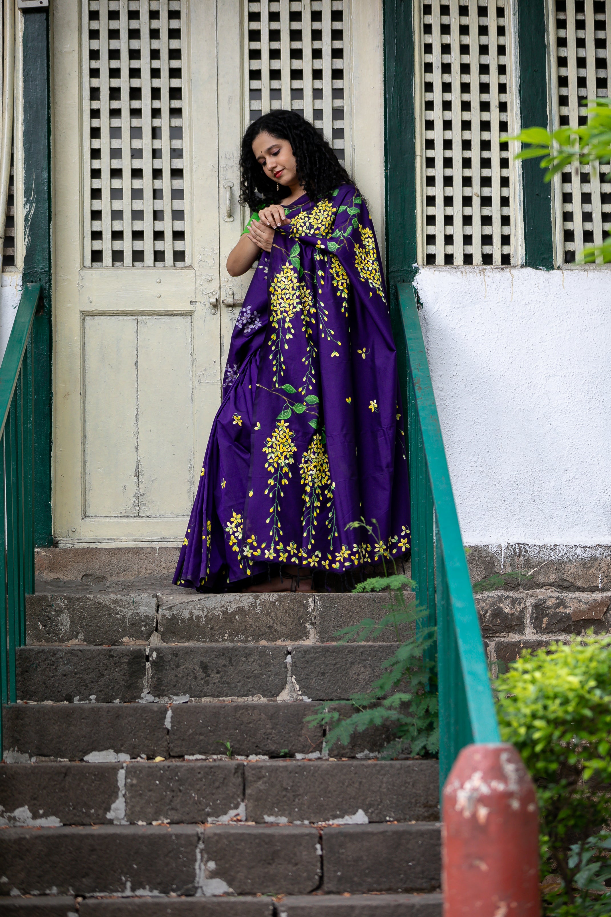 Bahawa Saree - Purple