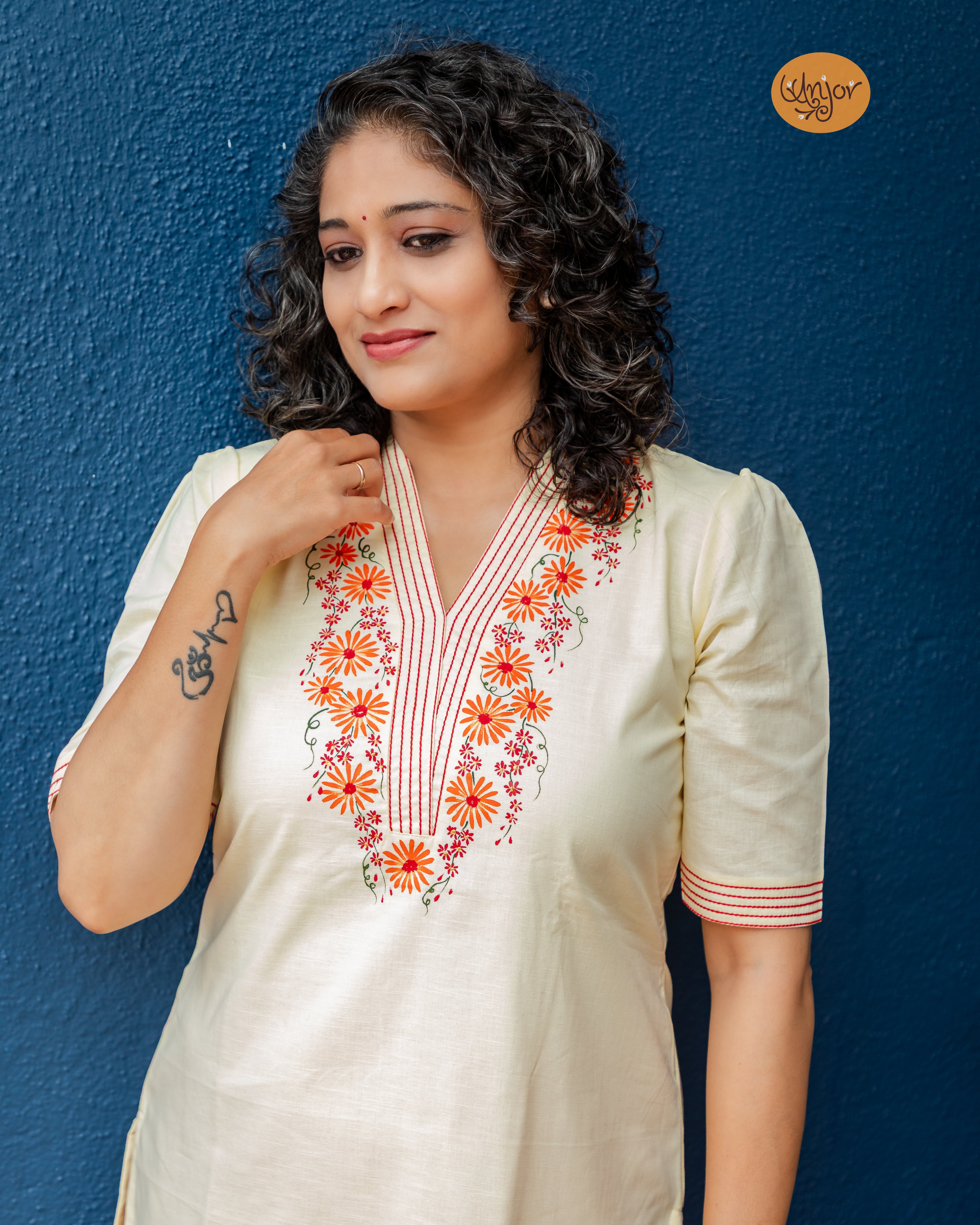 Bahar Kurti - Light Yellow