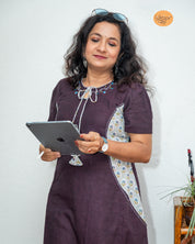 A- Line Patchwork Kurti