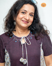 A- Line Patchwork Kurti