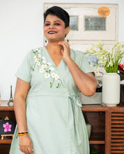 Cornus Florida flower A- line dress