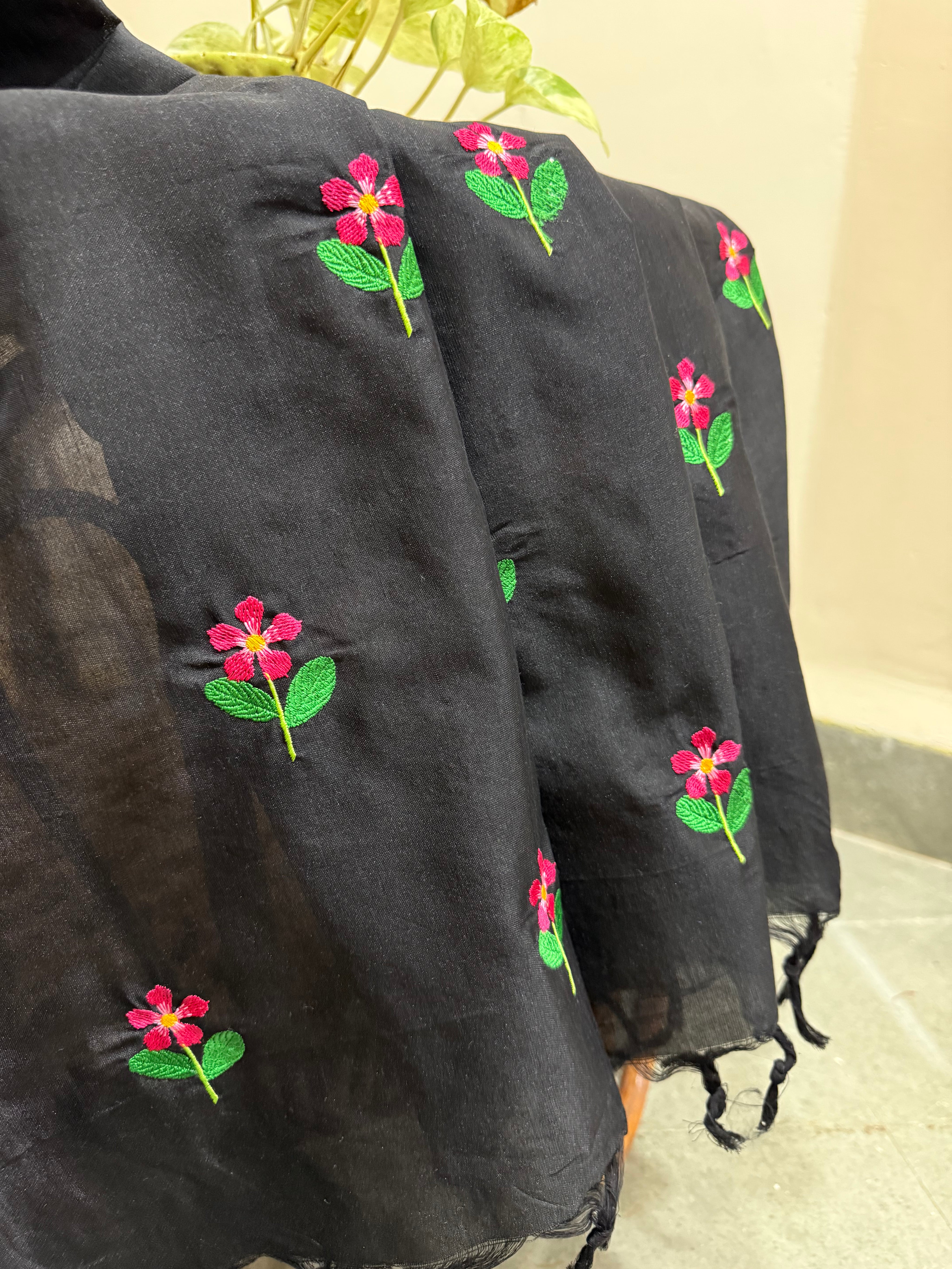 Sadafuli Saree - Black