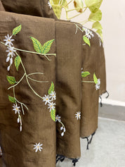 Jui Saree - Brown