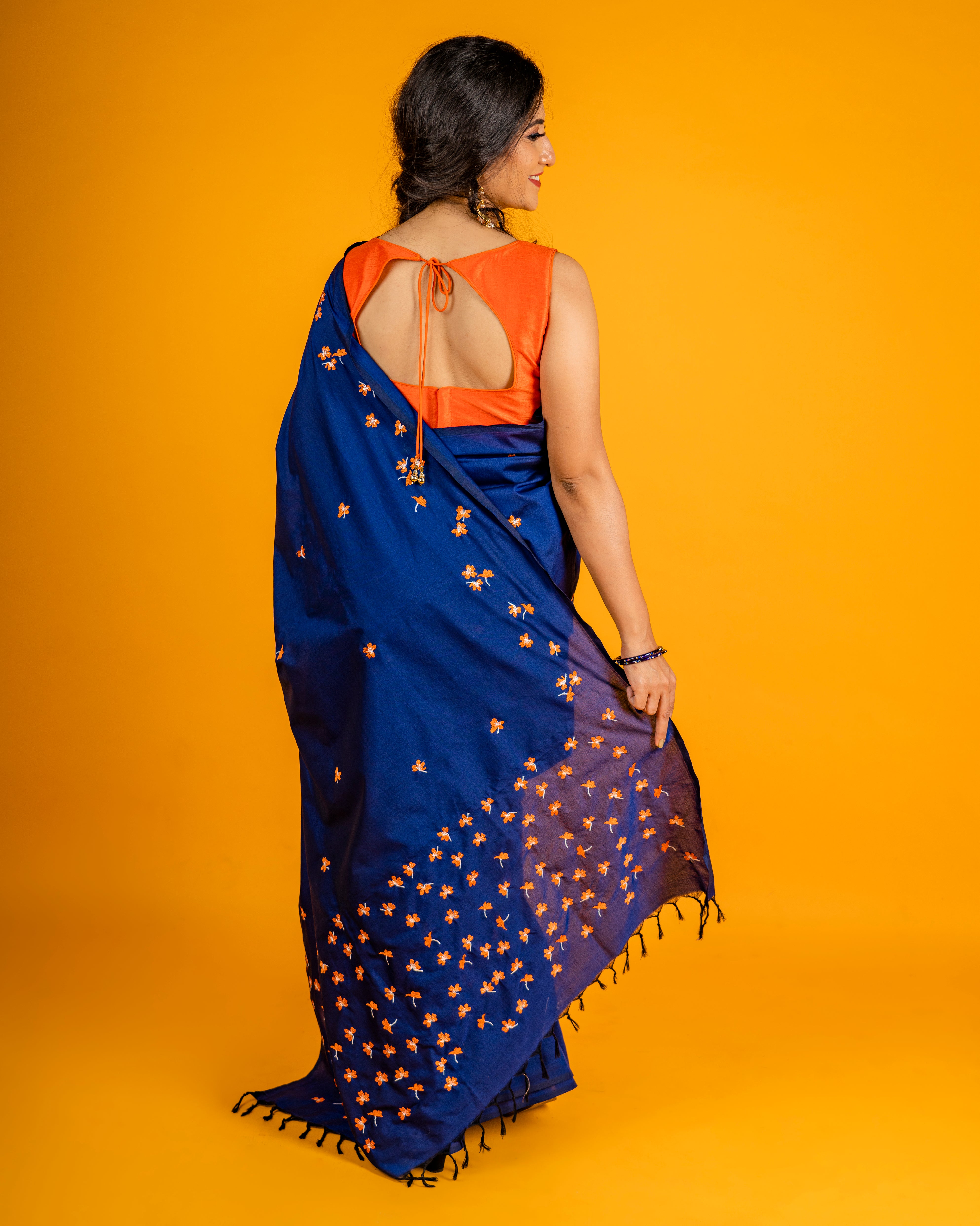 Aboli Saree Royal Blue Anjor By Janhavi aboli-saree-royal-blue-anjor-by-janhavi