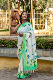 Ranga Parna Saree - Green