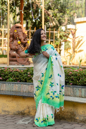 Ranga Parna Saree - Green