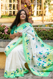 Ranga Parna Saree - Green