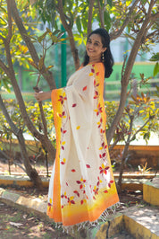 Ranga Parna Saree - Yellow