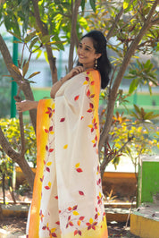 Ranga Parna Saree - Yellow