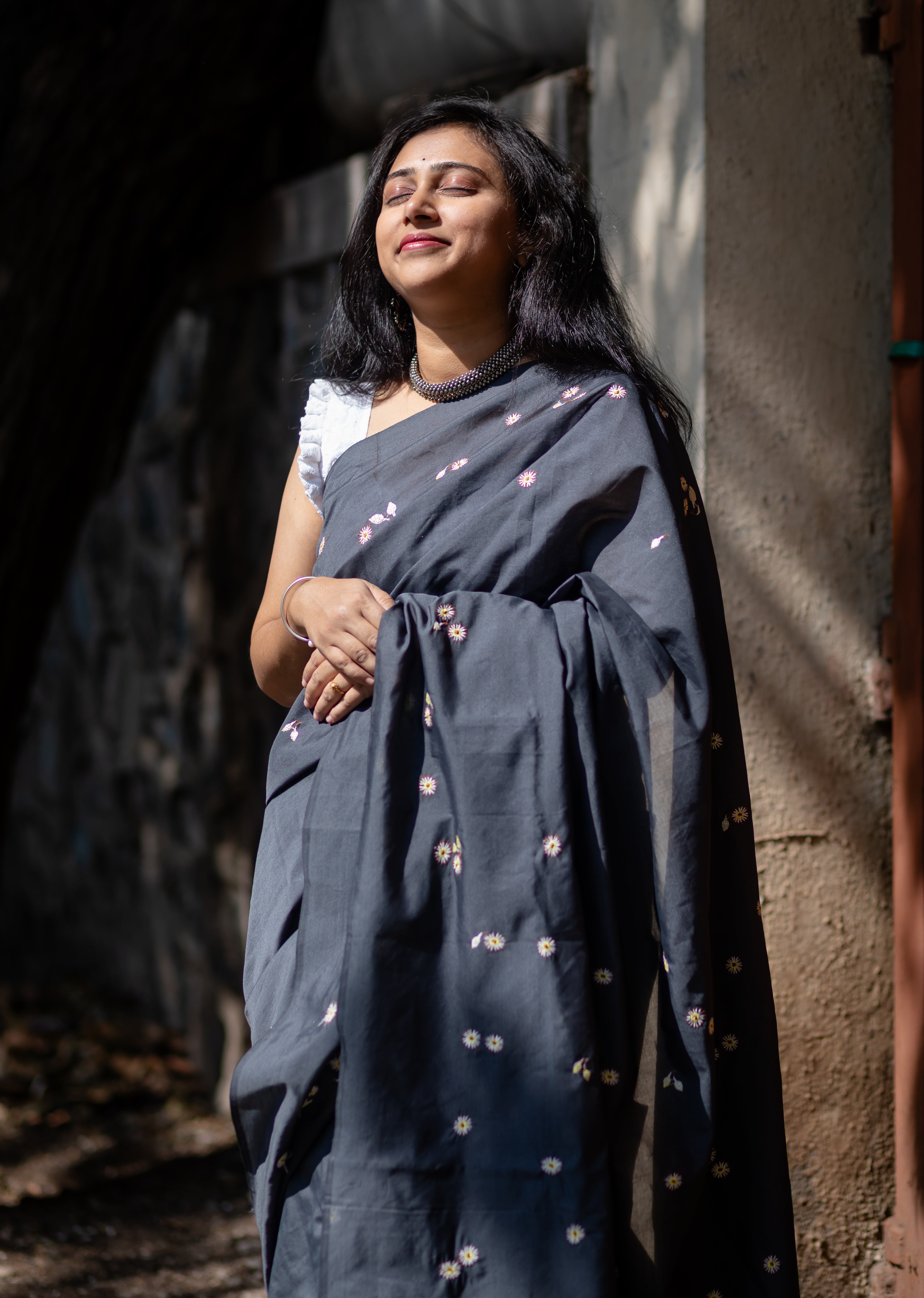 Bakul Saree - Black