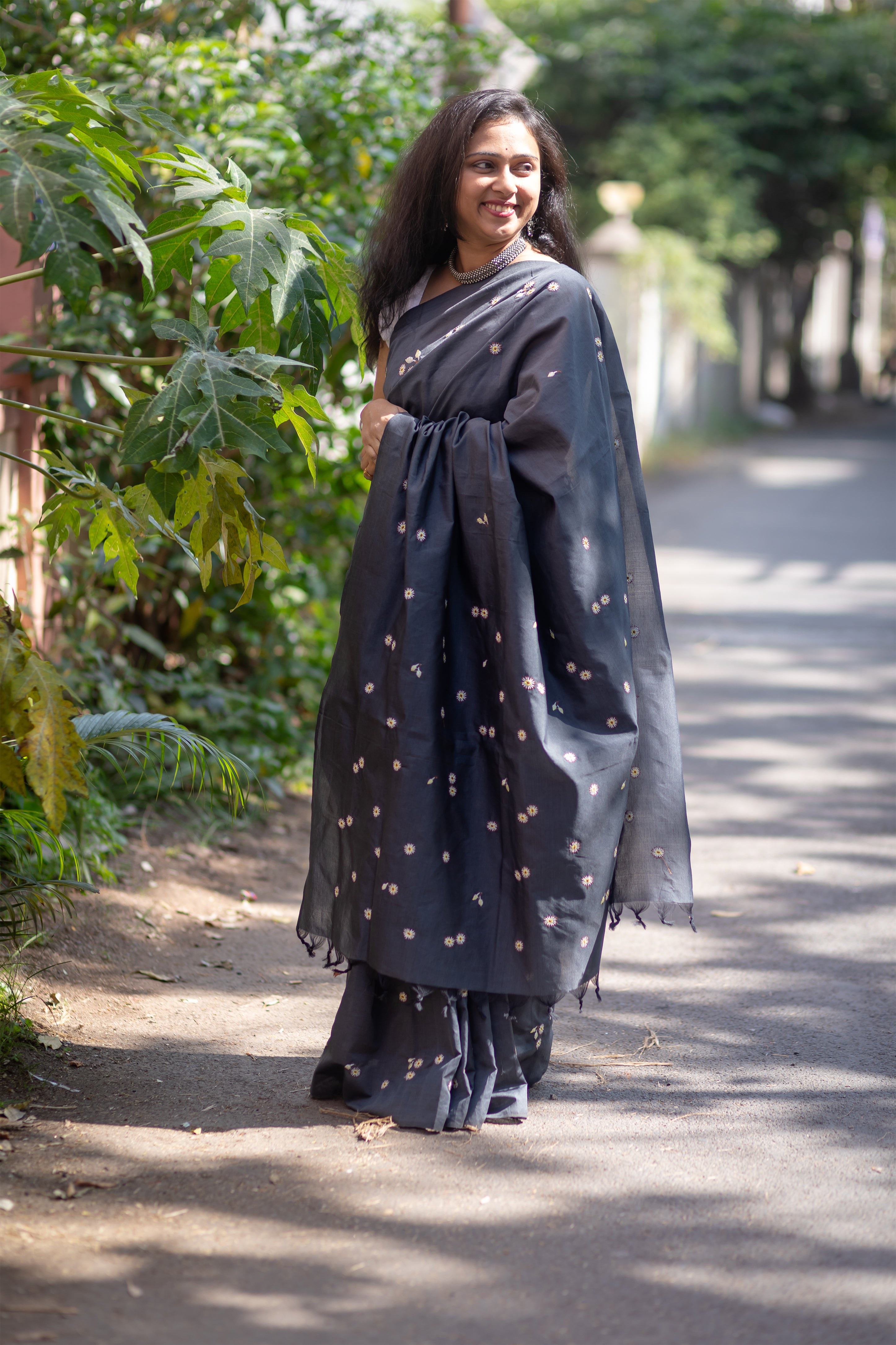 Bakul Saree - Black