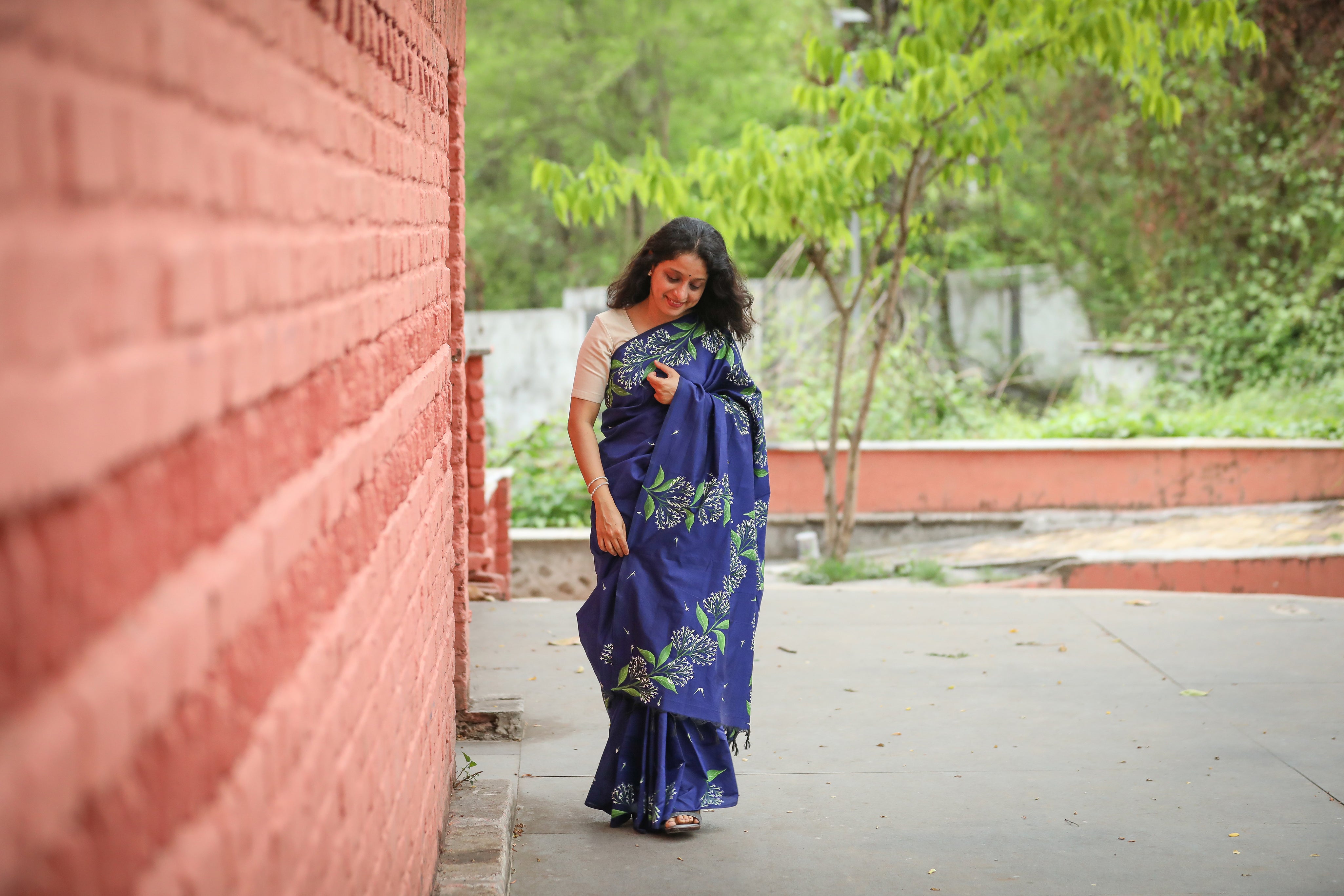 Ratarani Saree (English Name - Night-blooming Jasmine)
