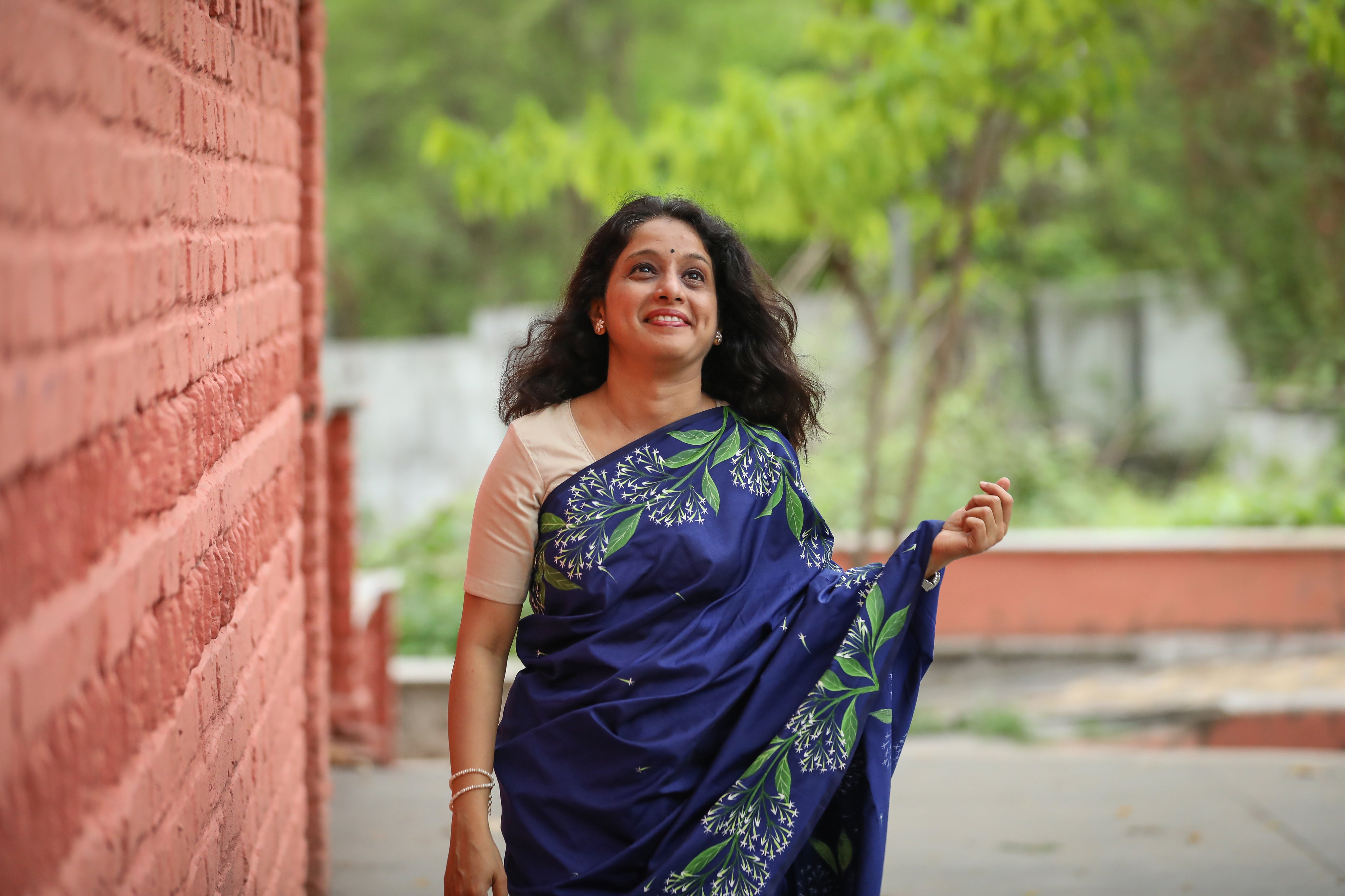 Ratarani Saree (English Name - Night-blooming Jasmine)