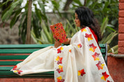 Maple saree - Off White