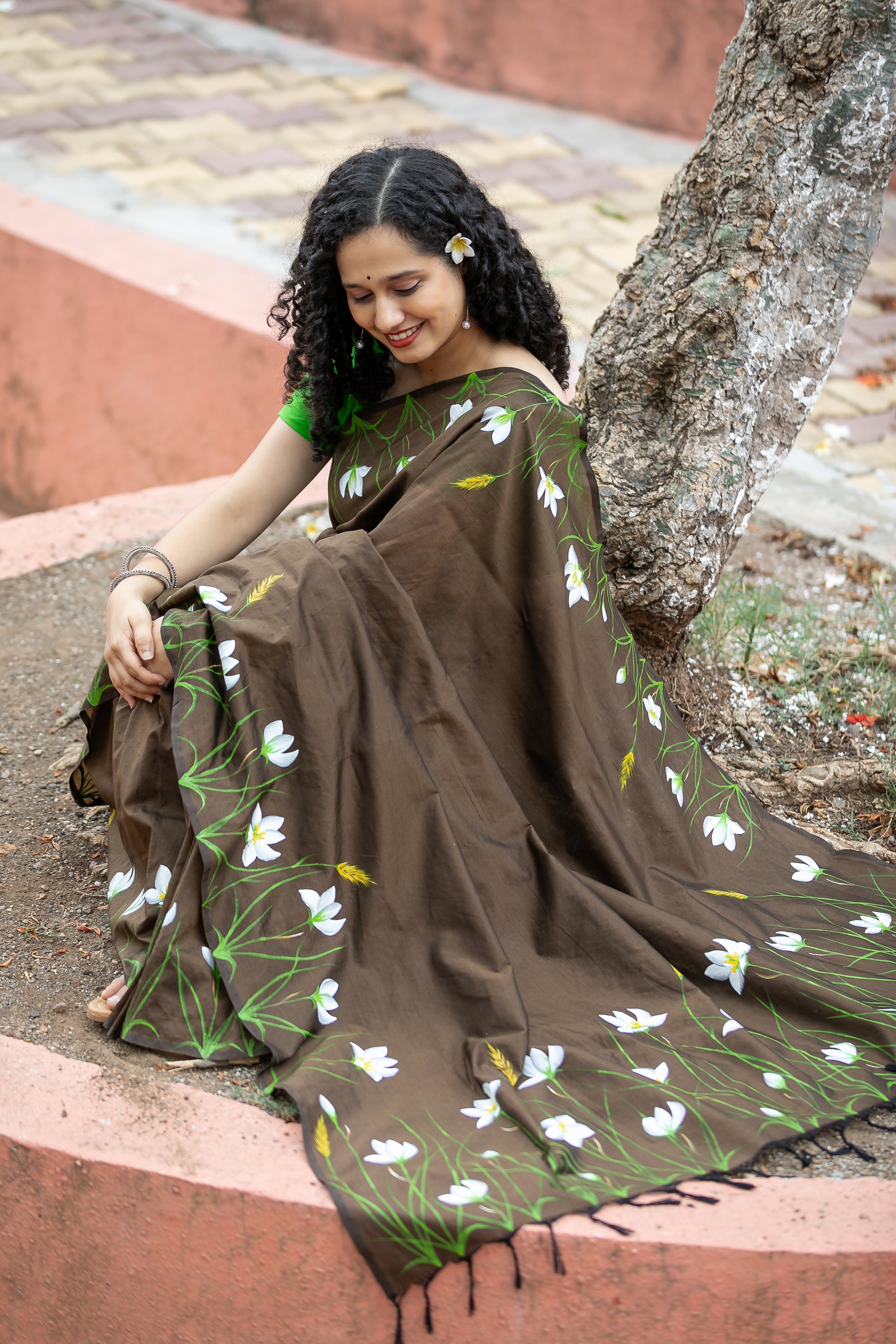 Rain Lily Saree