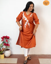 Cherry Blossom Kurti Material