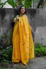 Sadafuli Saree - Turmeric Yellow