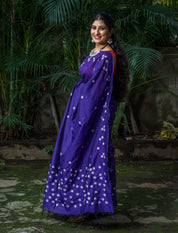 Parijaat Saree - Navy Blue