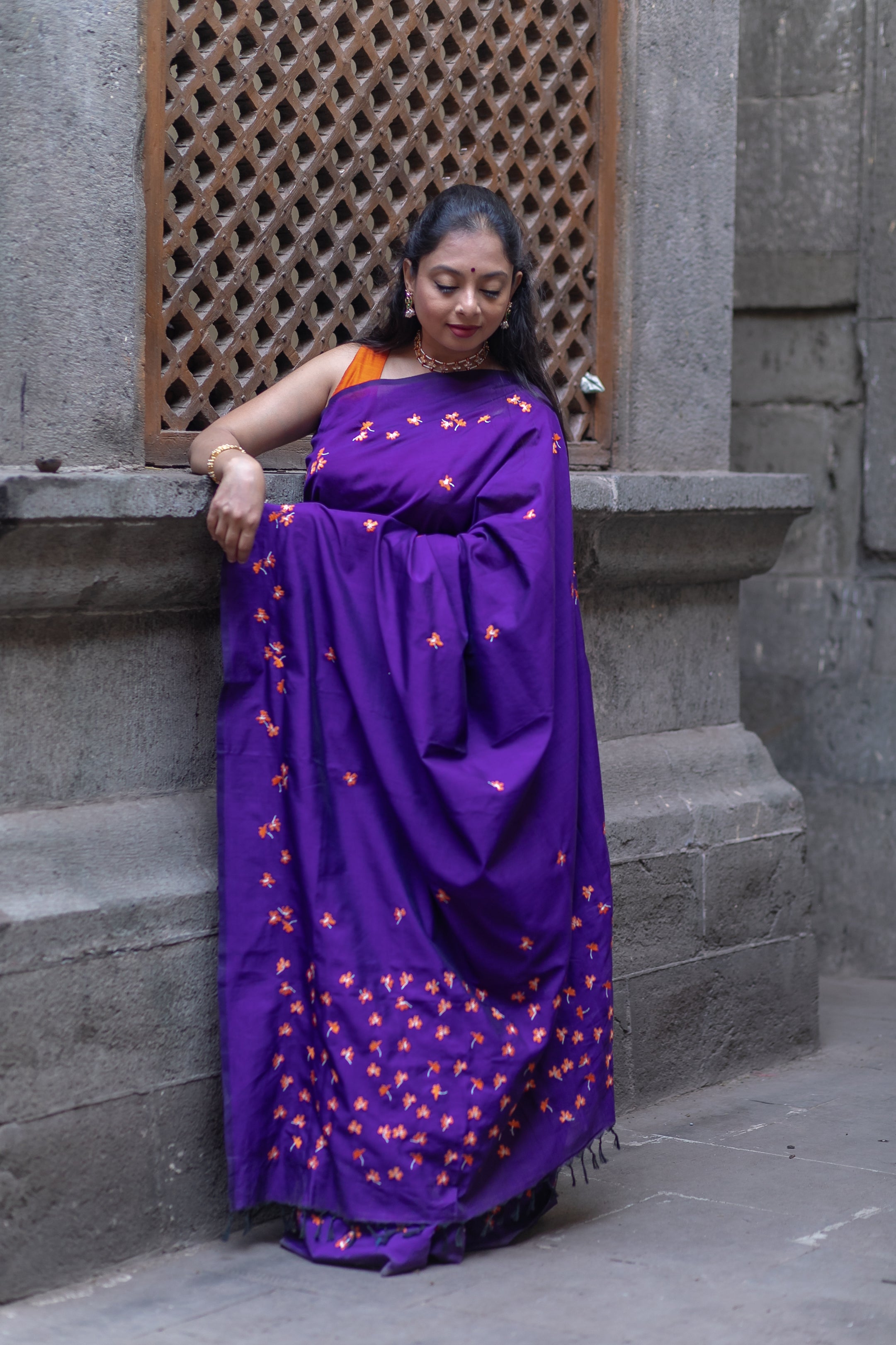 Aboli Saree - Royal Purple