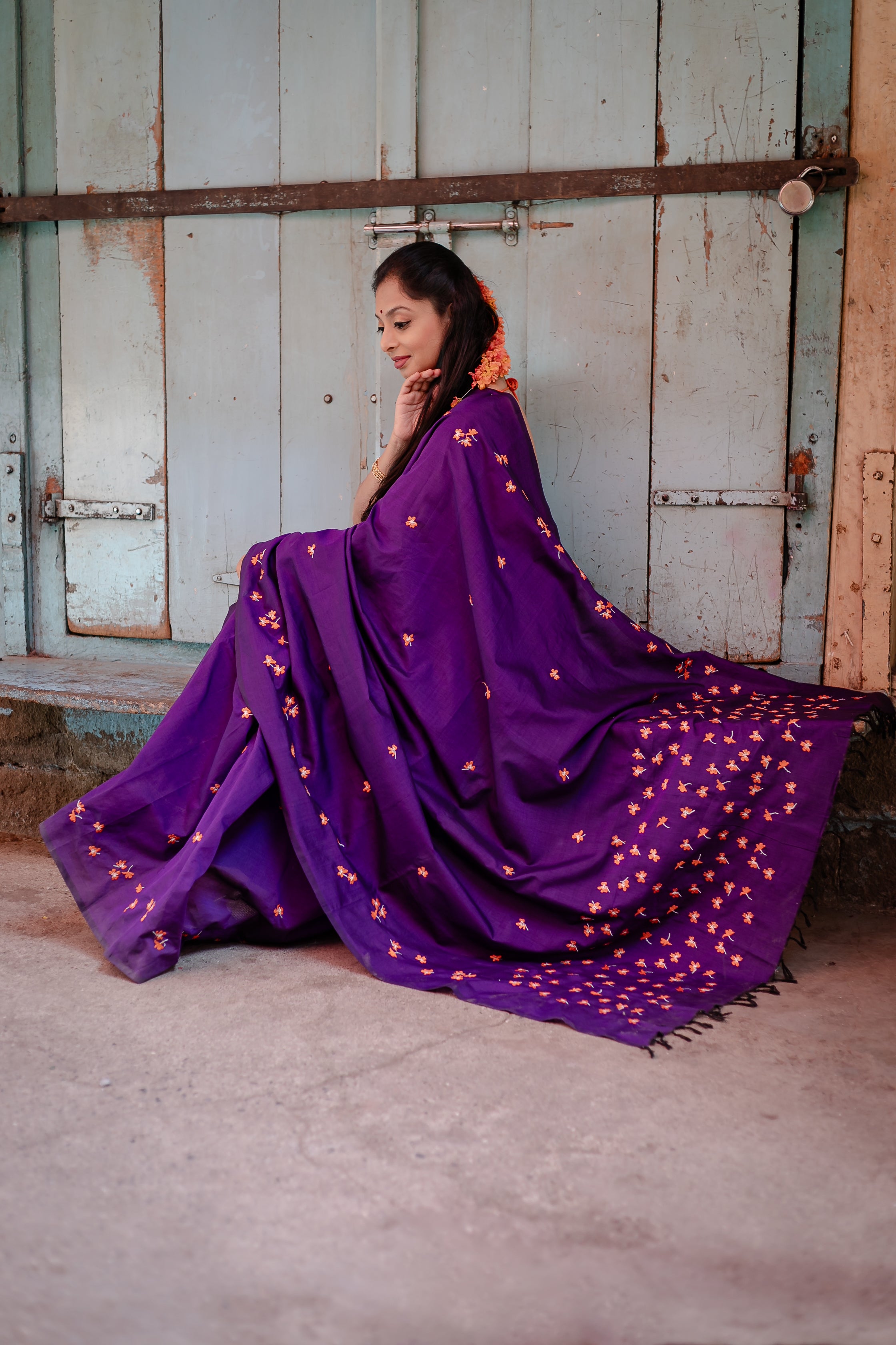 Aboli Saree - Royal Purple
