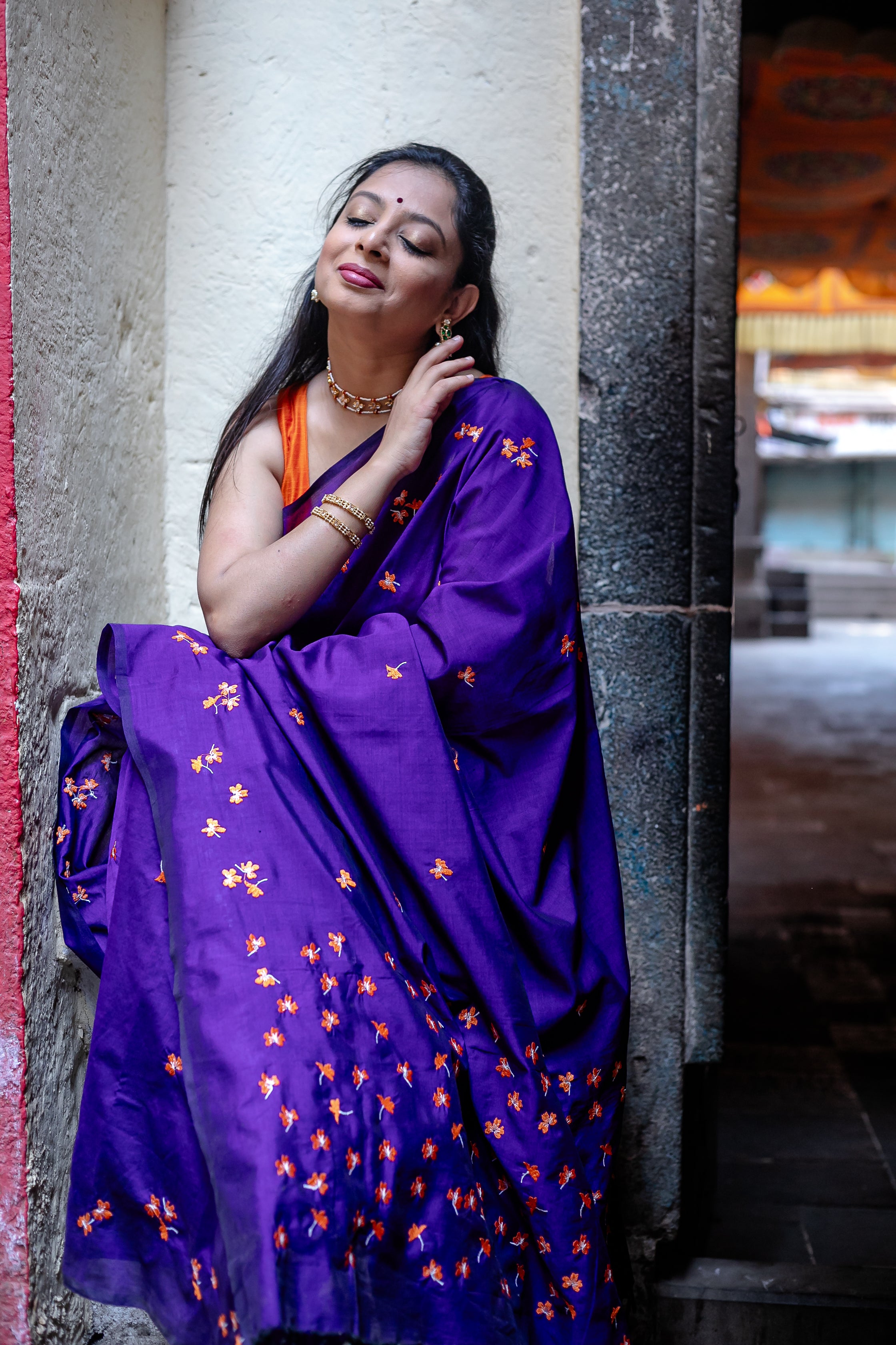 Aboli Saree - Royal Purple