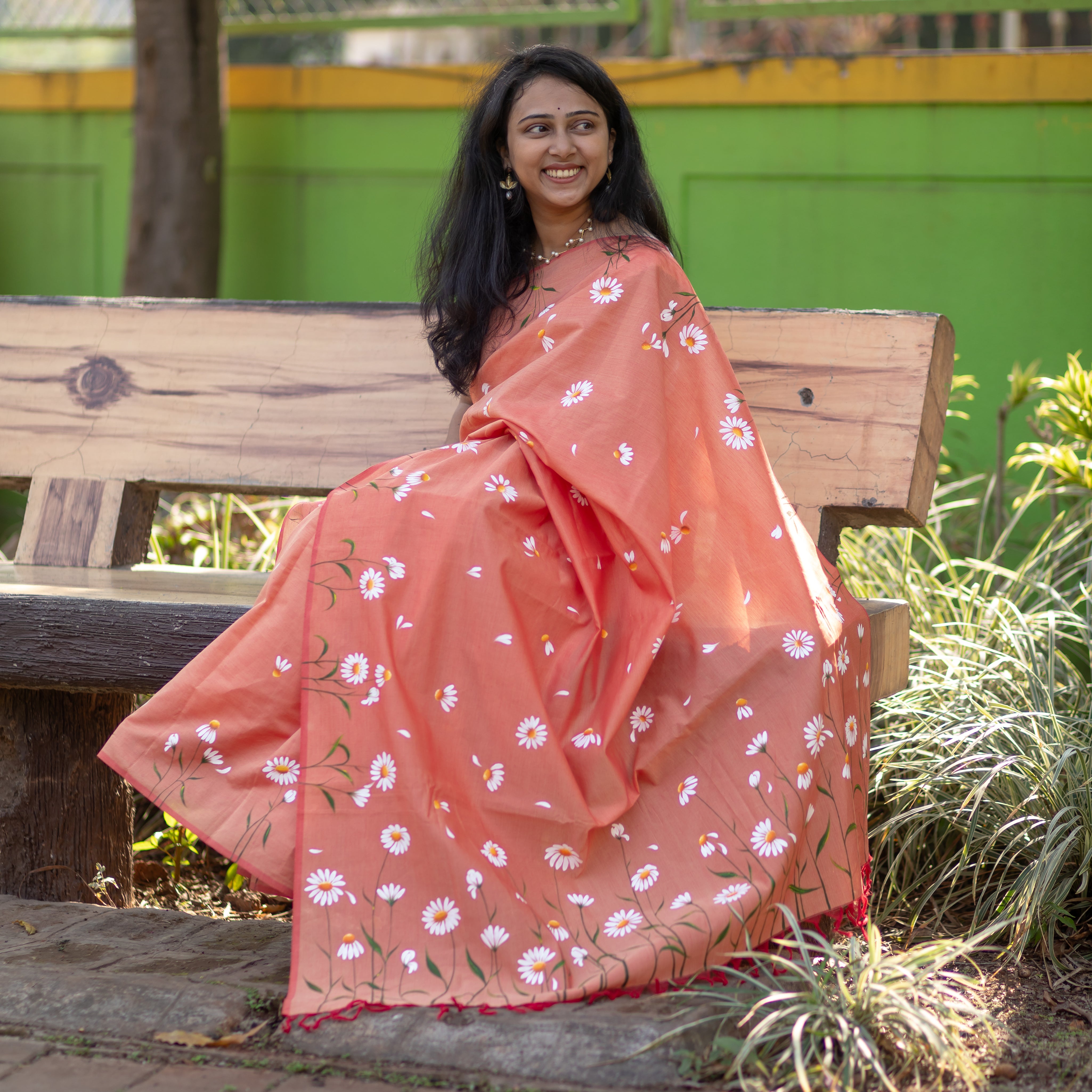 Daisy Saree - Peach