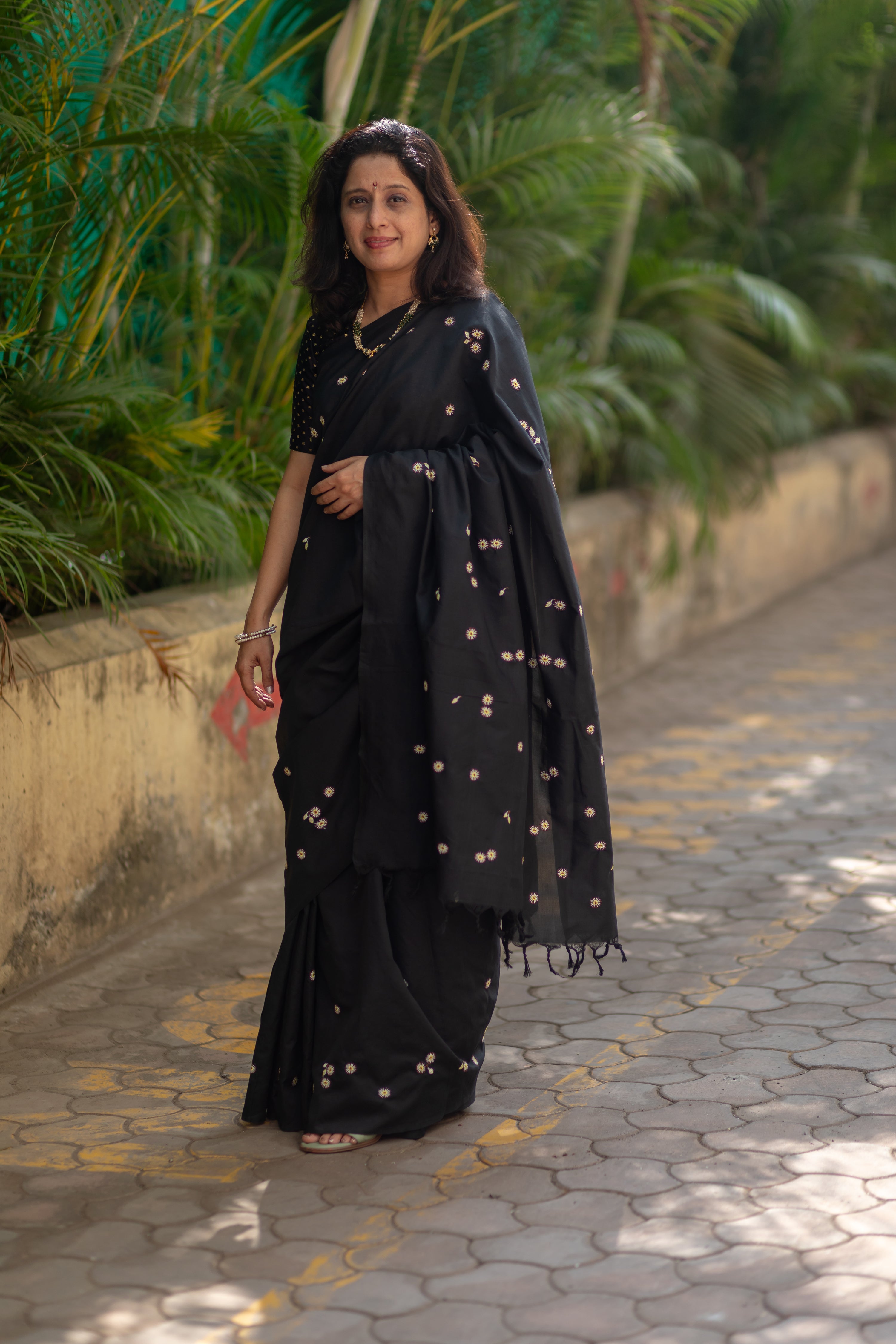 Bakul Saree - Black