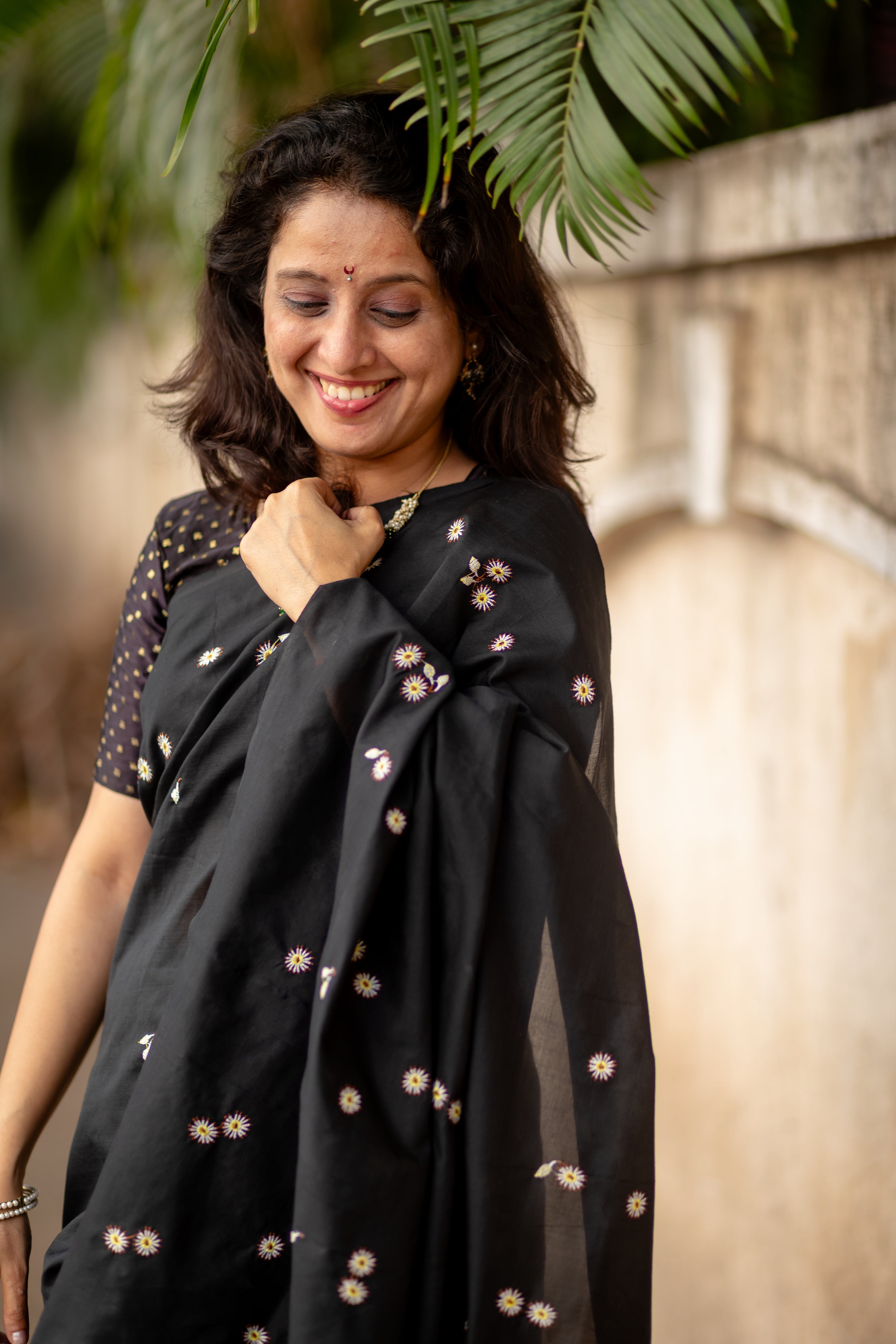 Bakul Saree - Black