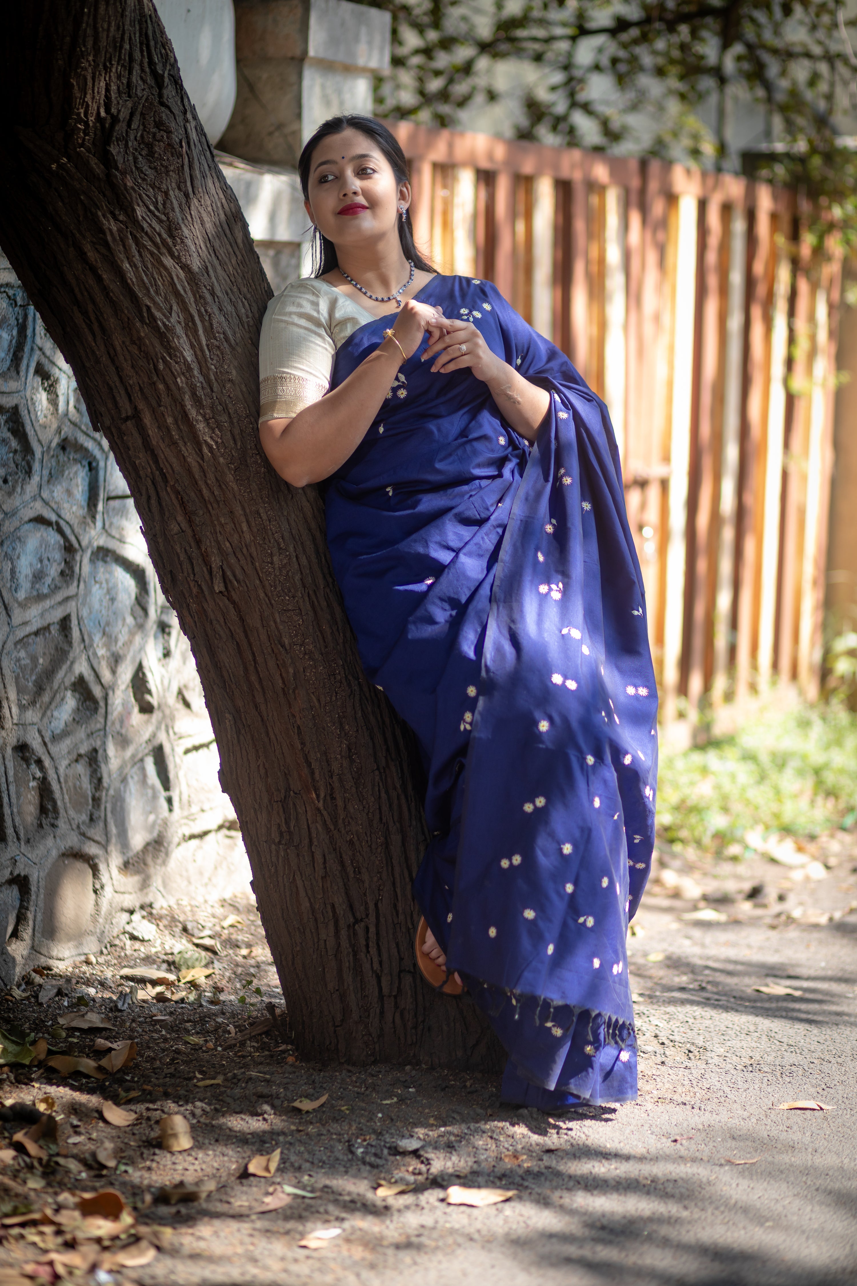 Bakul Saree - Royal Blue