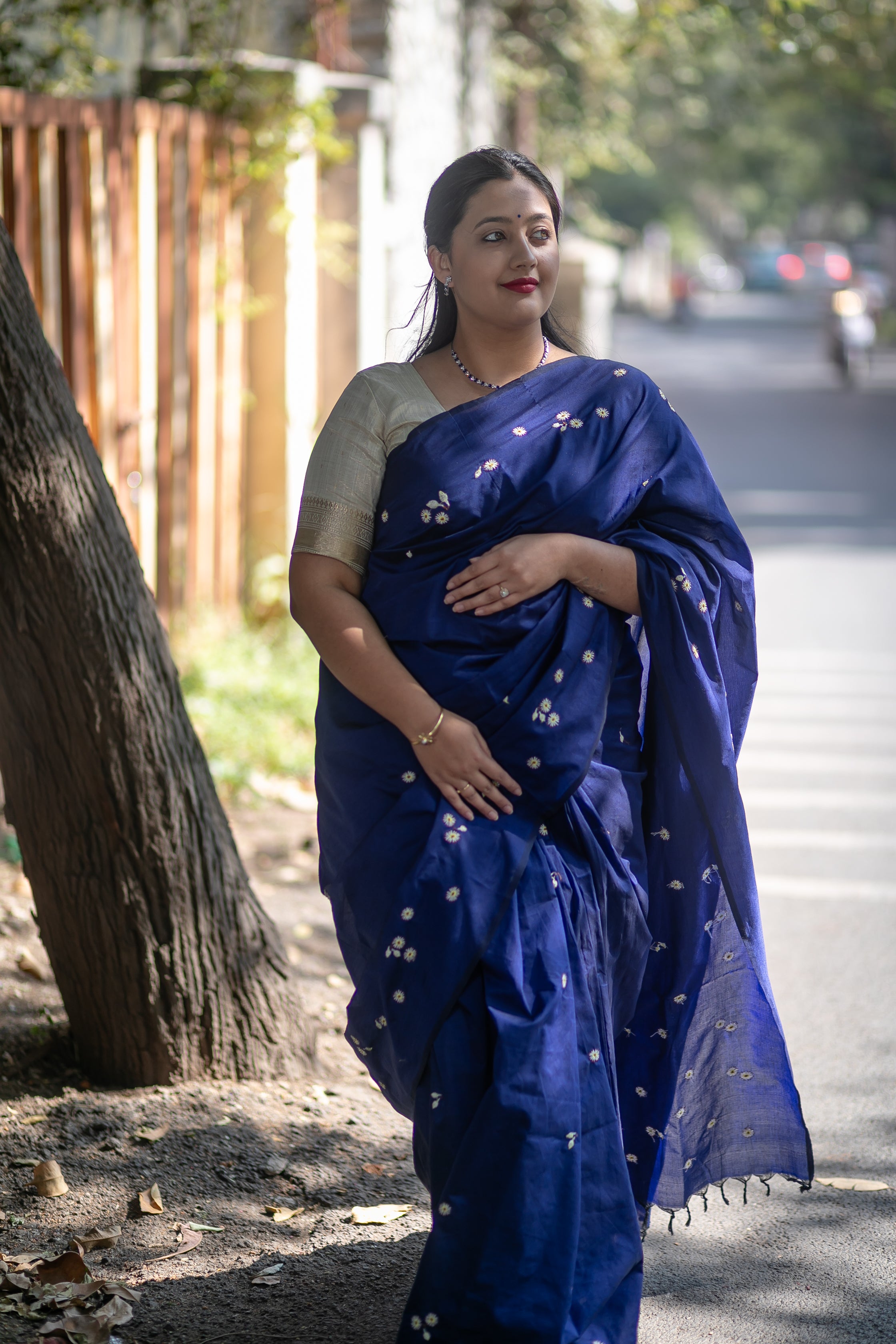 Bakul Saree - Royal Blue