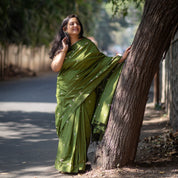 Bakul Saree - Shevali Green