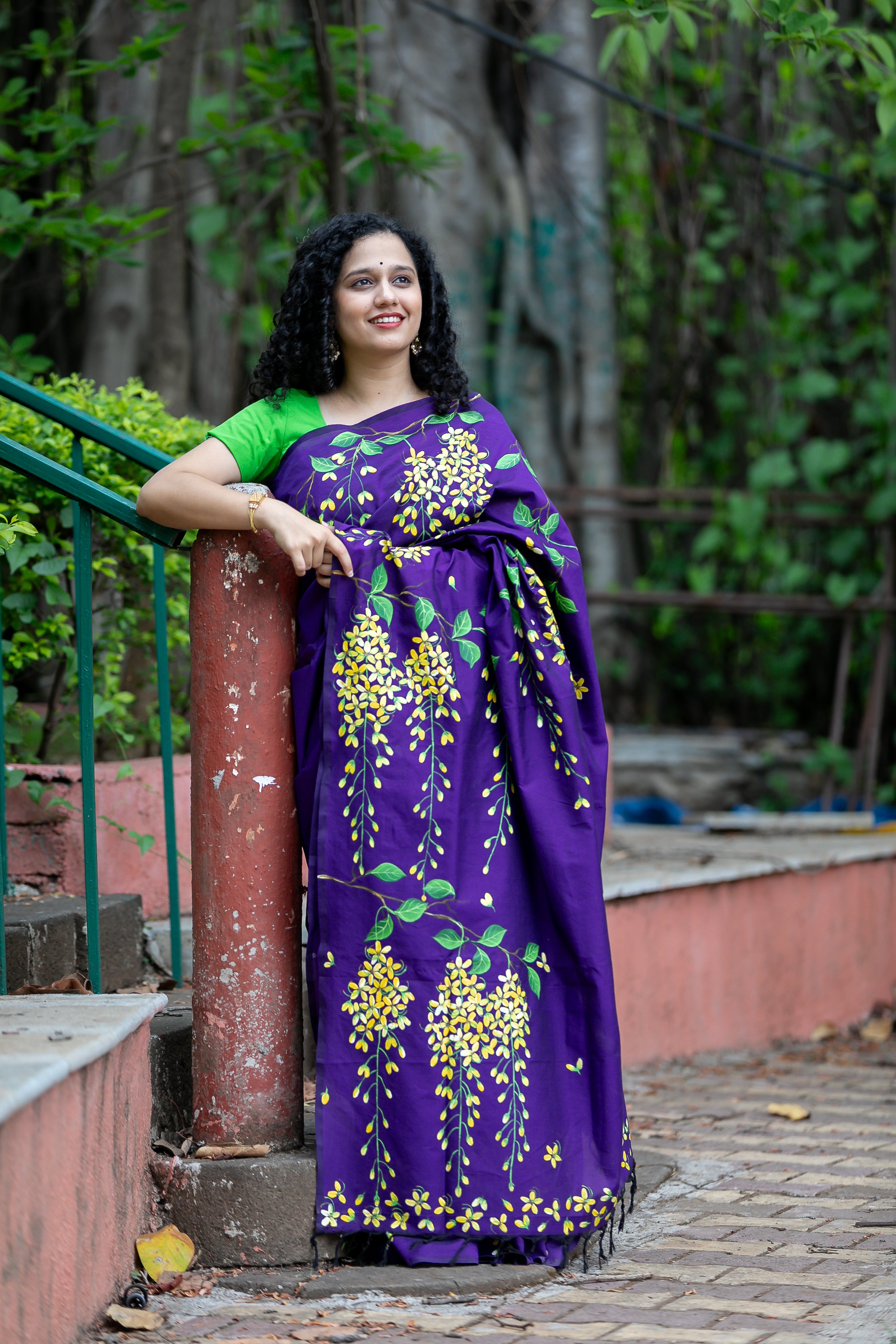 Bahawa Saree - Purple