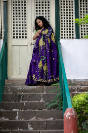 Bahawa Saree - Purple