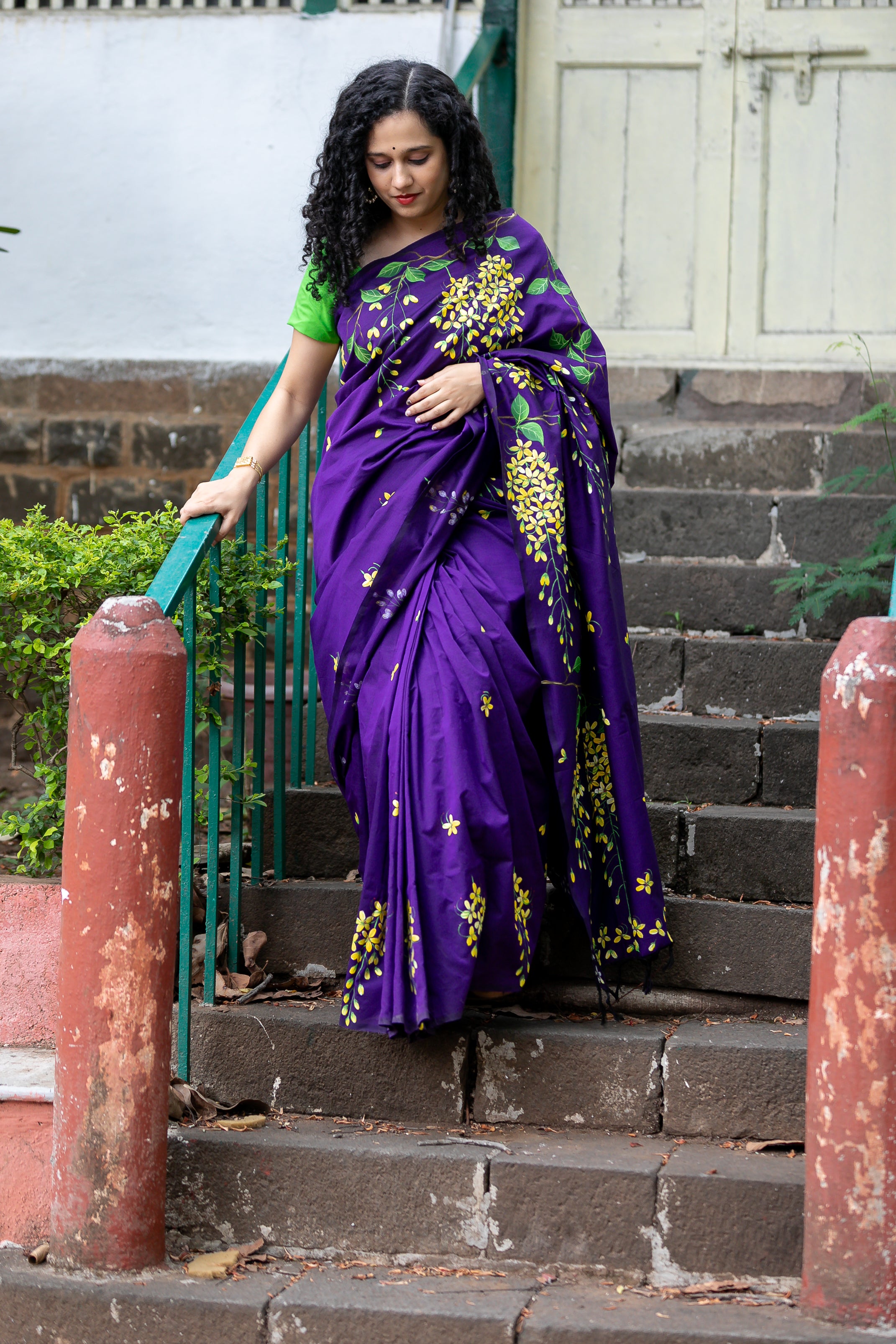 Bahawa Saree - Purple