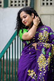 Bahawa Saree - Purple