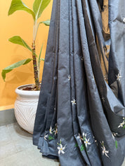 Tagar Sarees - Dark Grey