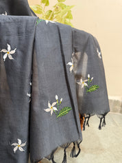 Tagar Sarees - Dark Grey