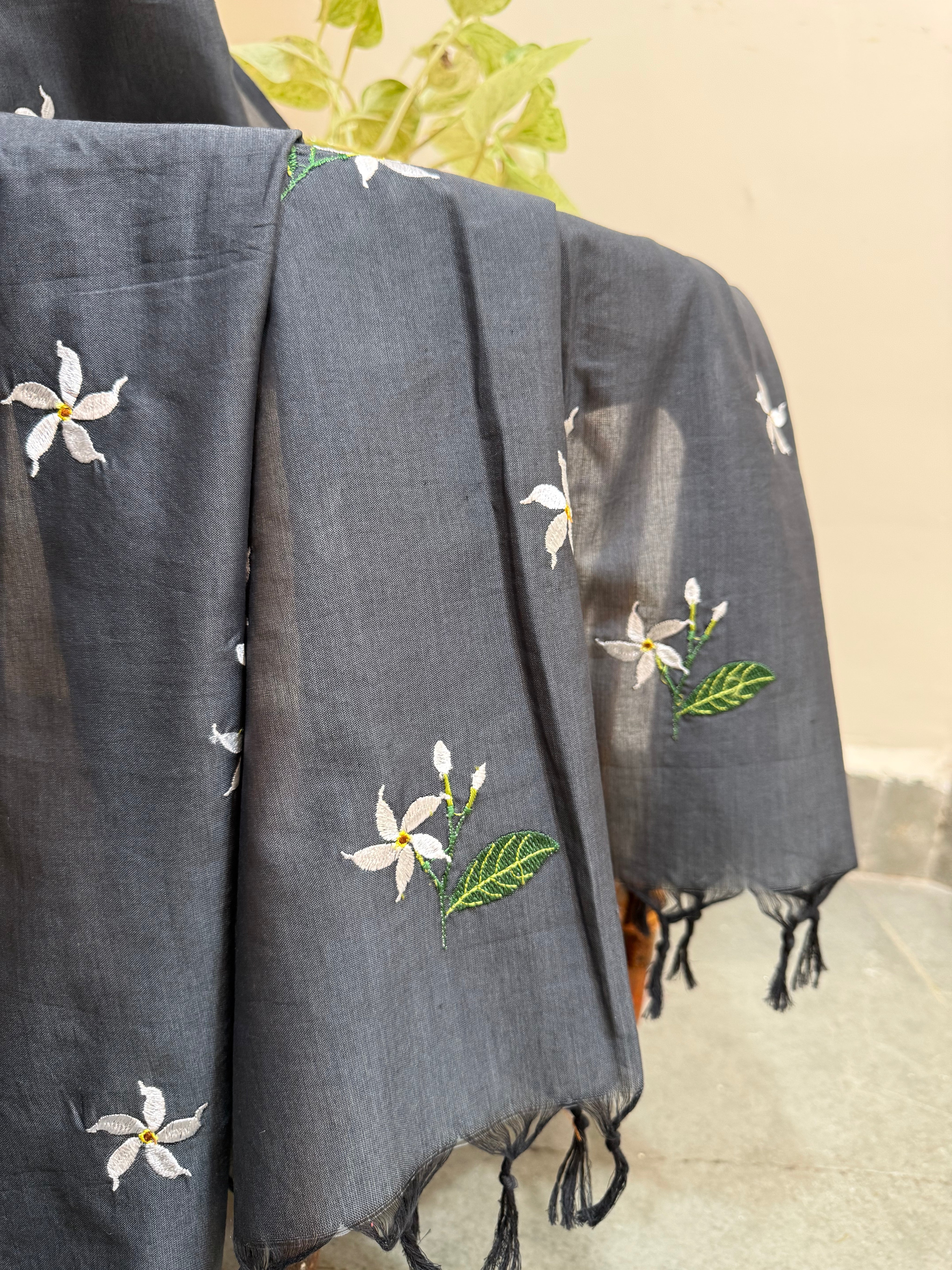 Tagar Sarees - Dark Grey