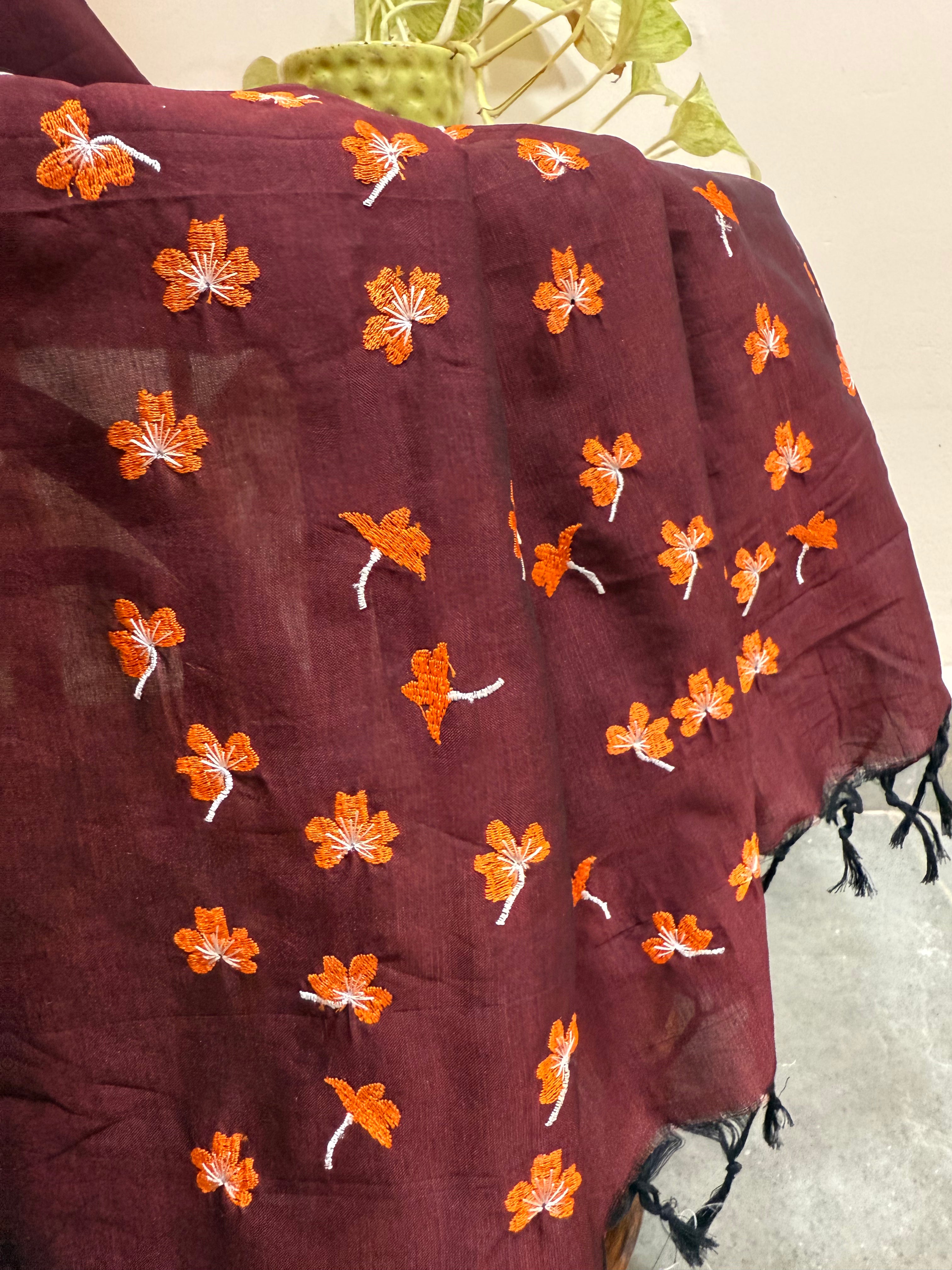 Aboli Saree - Dark Magenta
