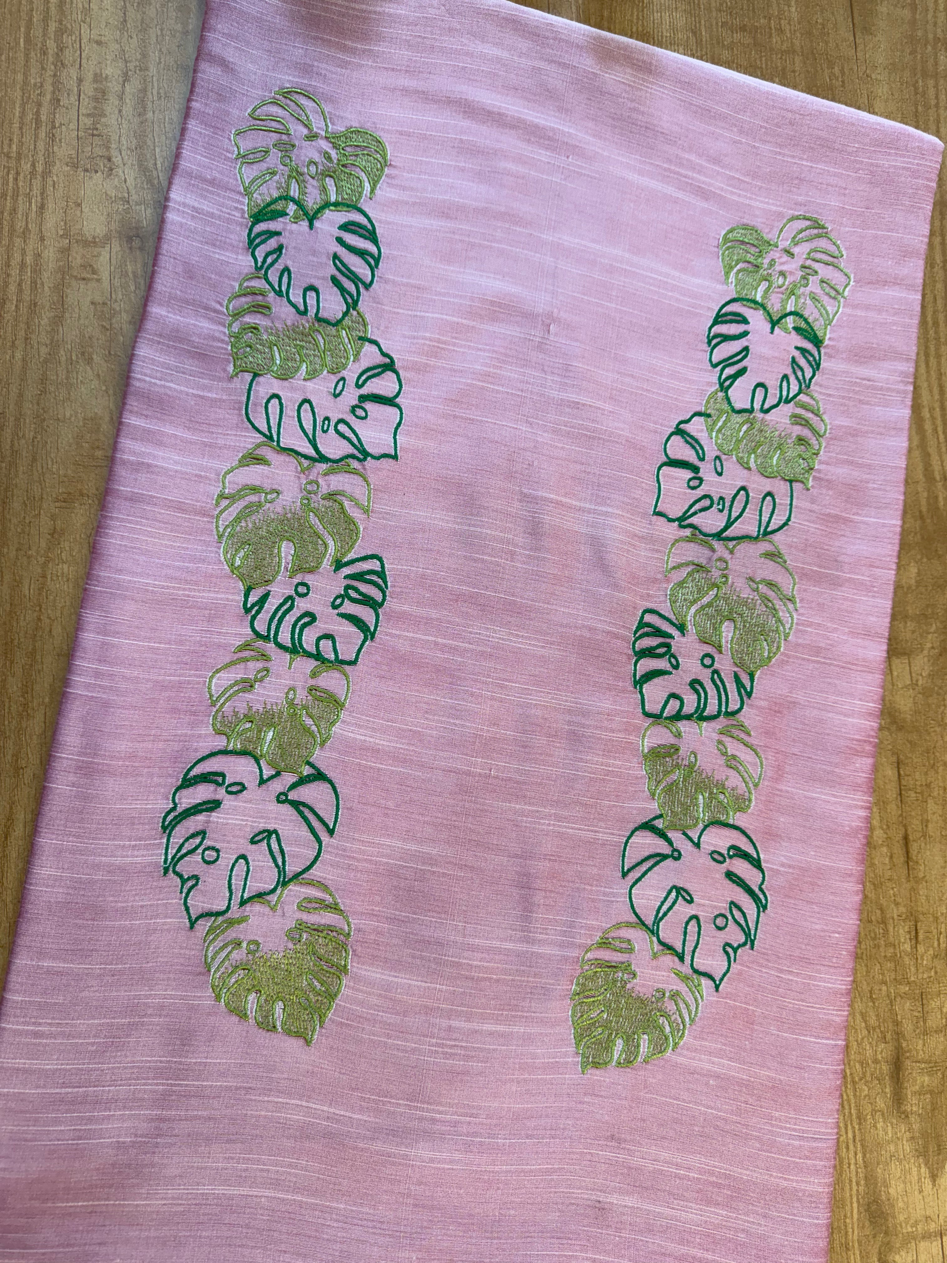 Monstera Leaves Kurti Materials