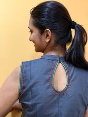 Bird of Paradise Embroidered dress A line