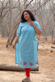 Rukmini Hand-Painted Kurti