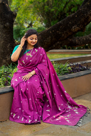 Jui Saree - Magenta