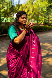 Jui Saree - Magenta