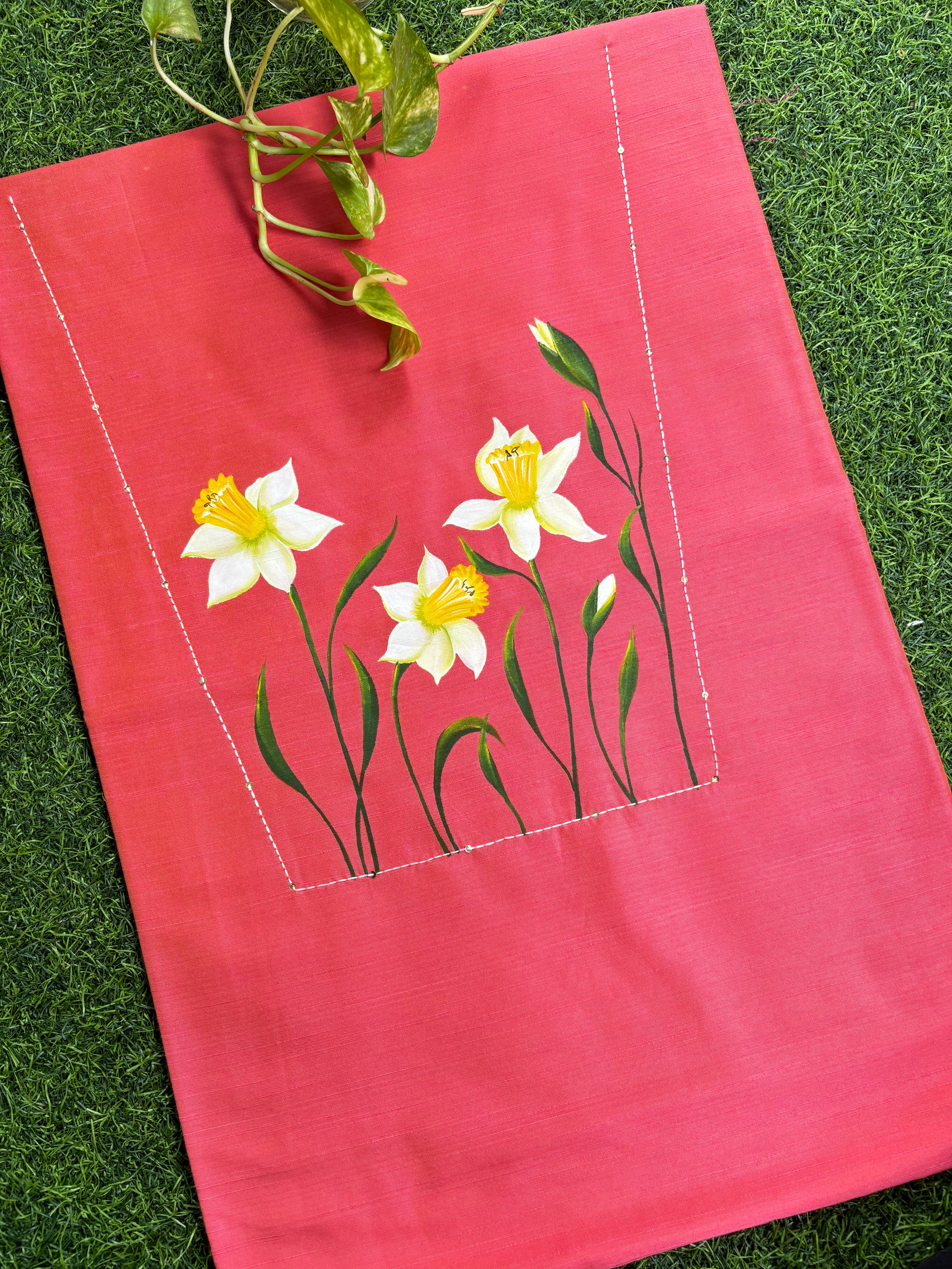 Daffodils Kurti Material