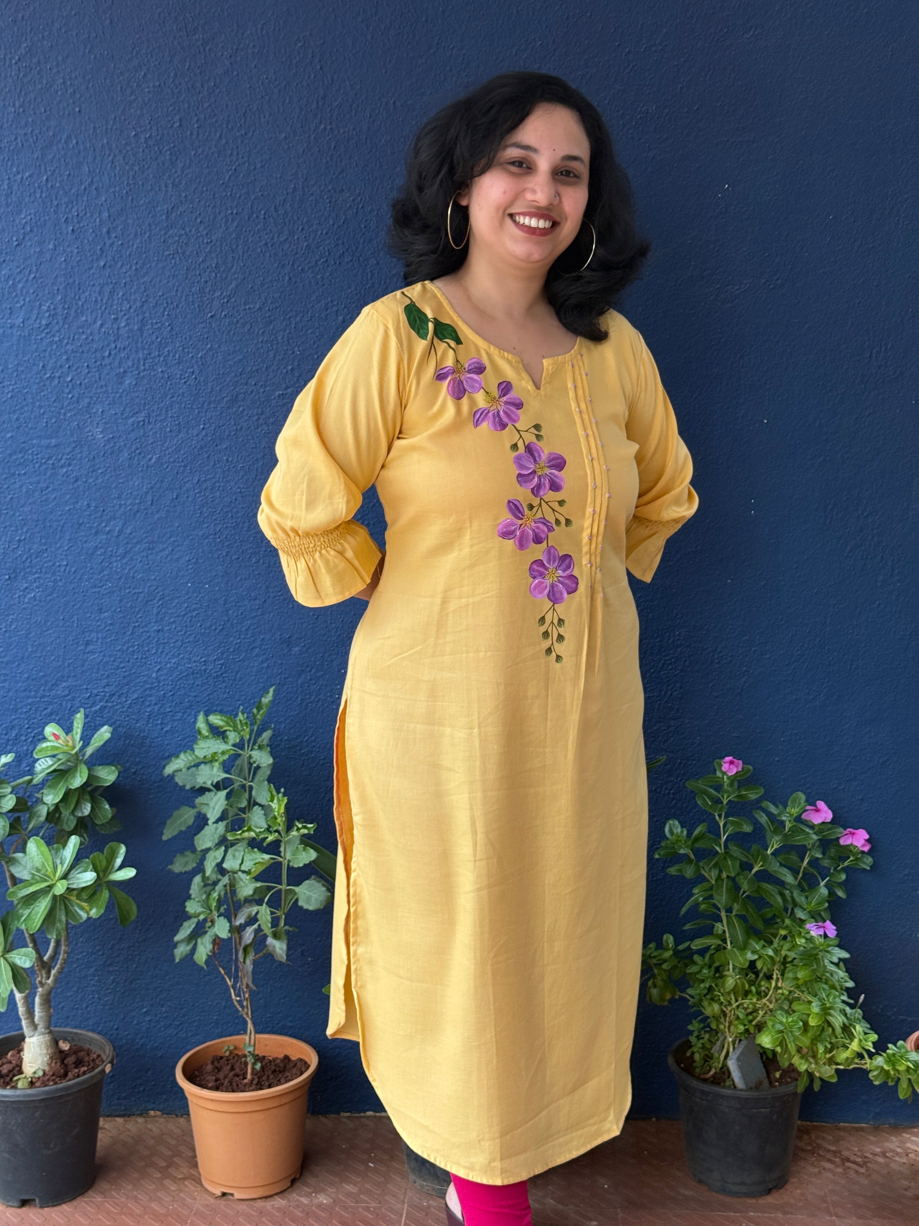 Tamhan Hand-Painted Kurti