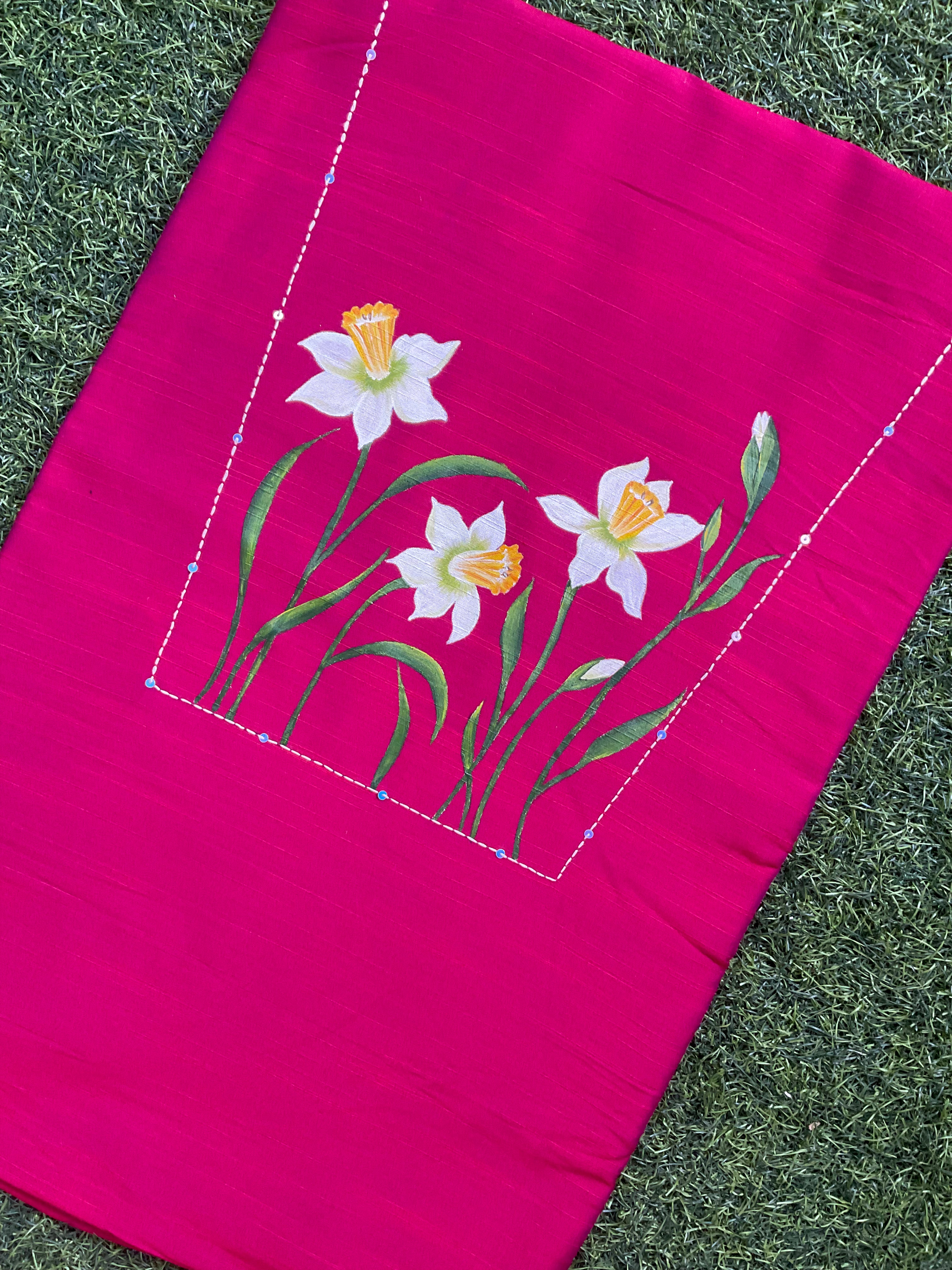 Daffodils Kurti Material