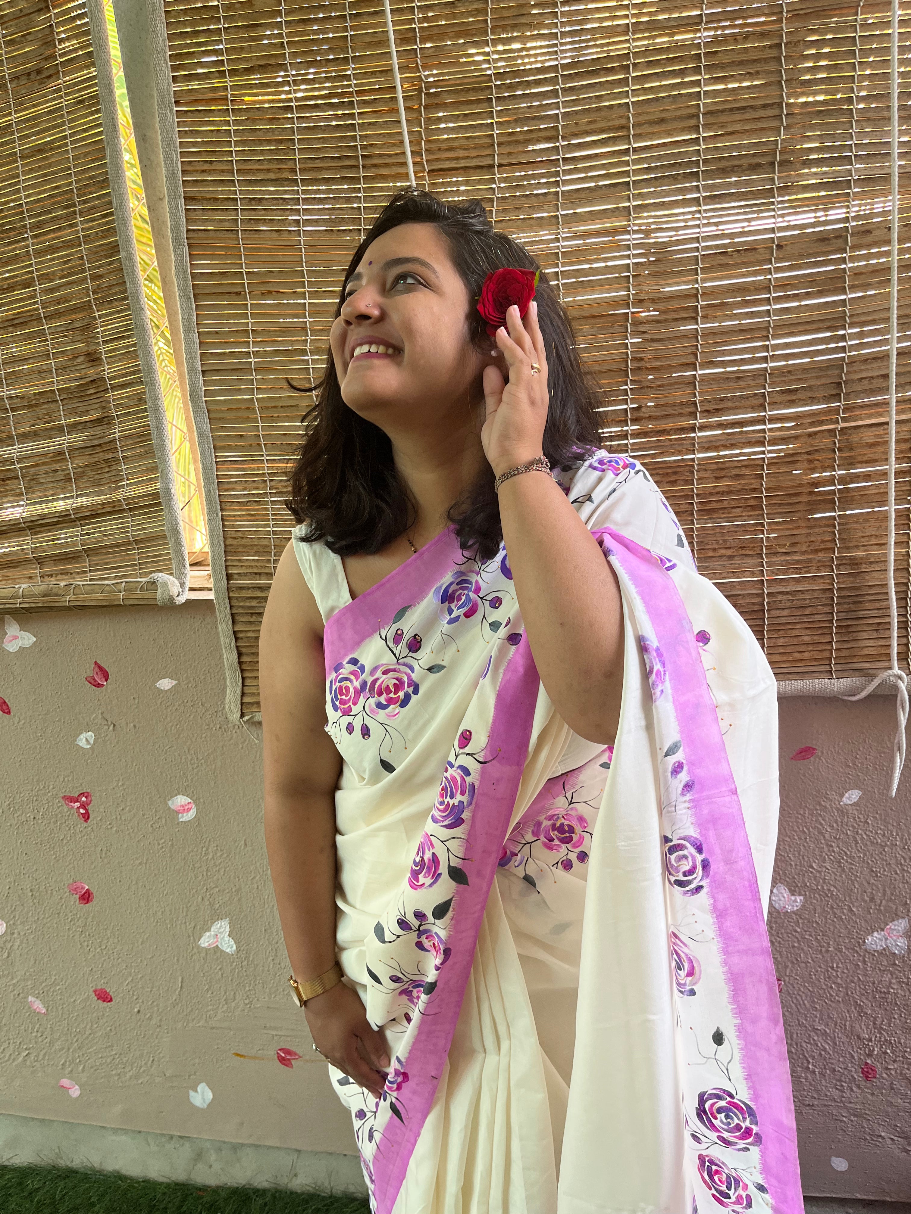 Gulab Saree - Bright Pink