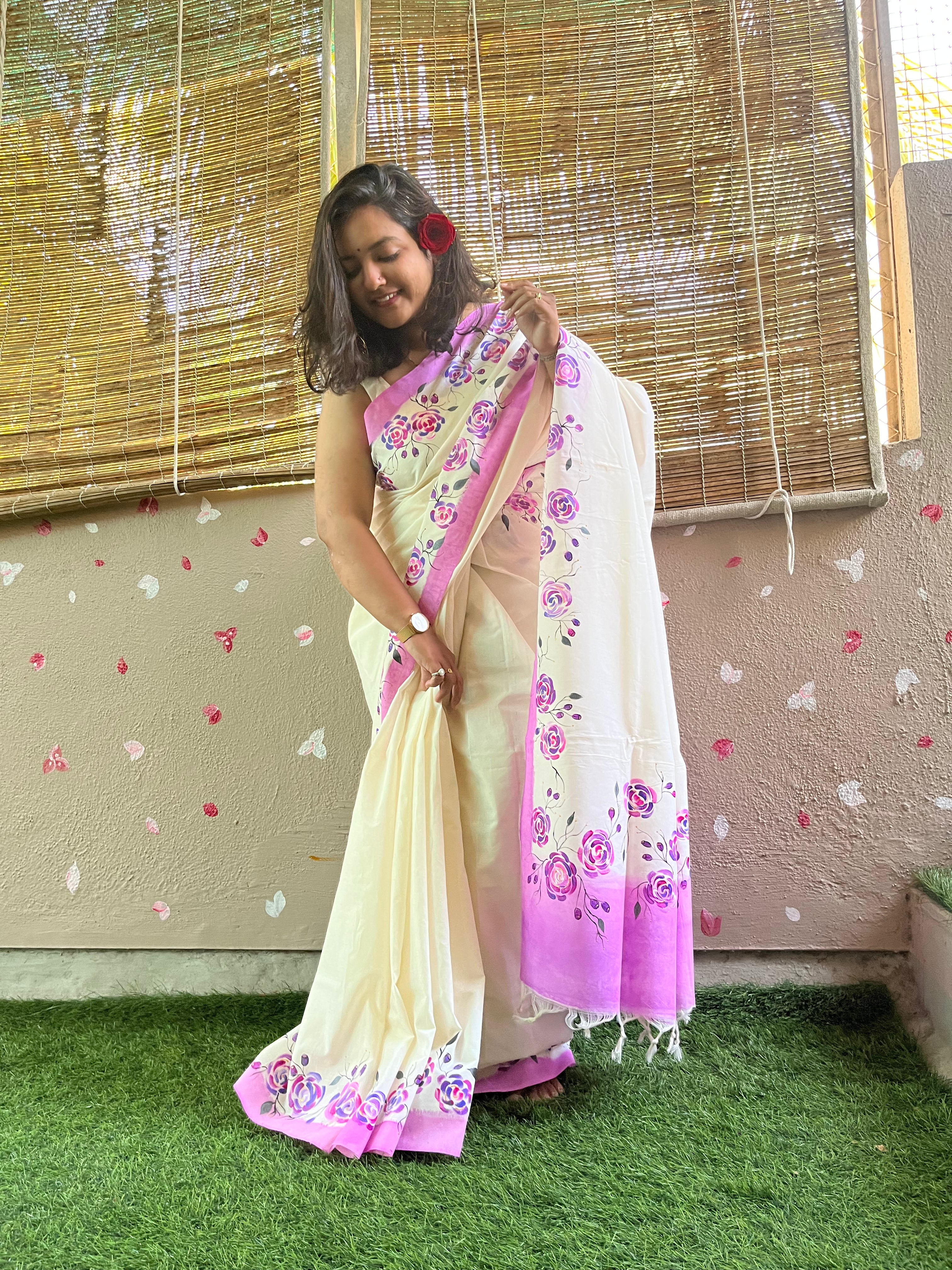 Gulab Saree - Bright Pink