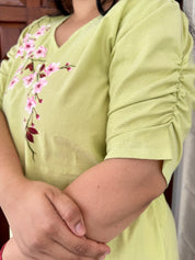 Cherry Blossom A- line Dress